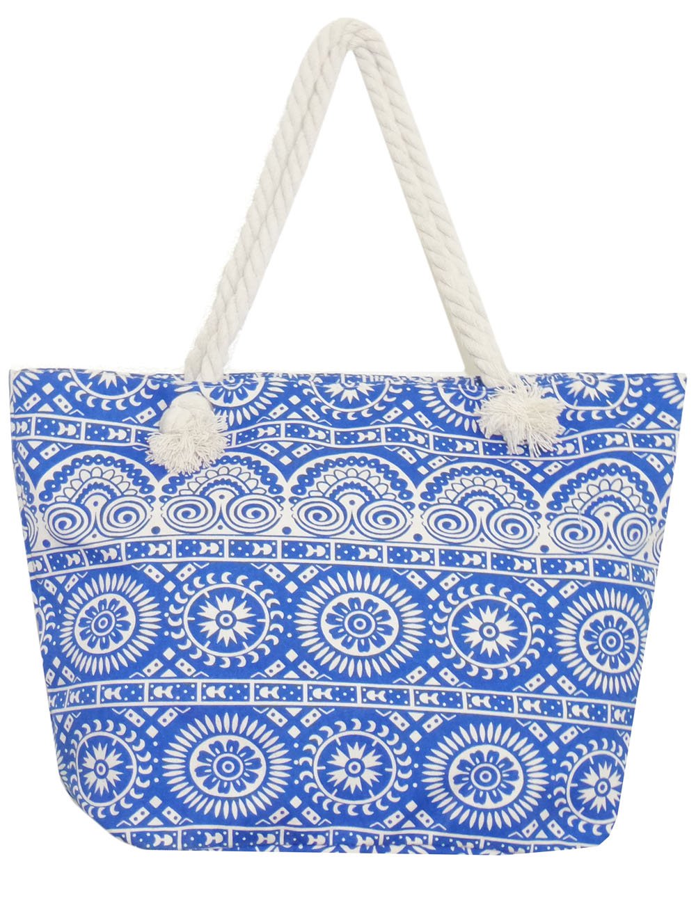 Large Utility Canvas and Nylon Travel Tote Bag For Women and Girls1700(B.COBALT2)