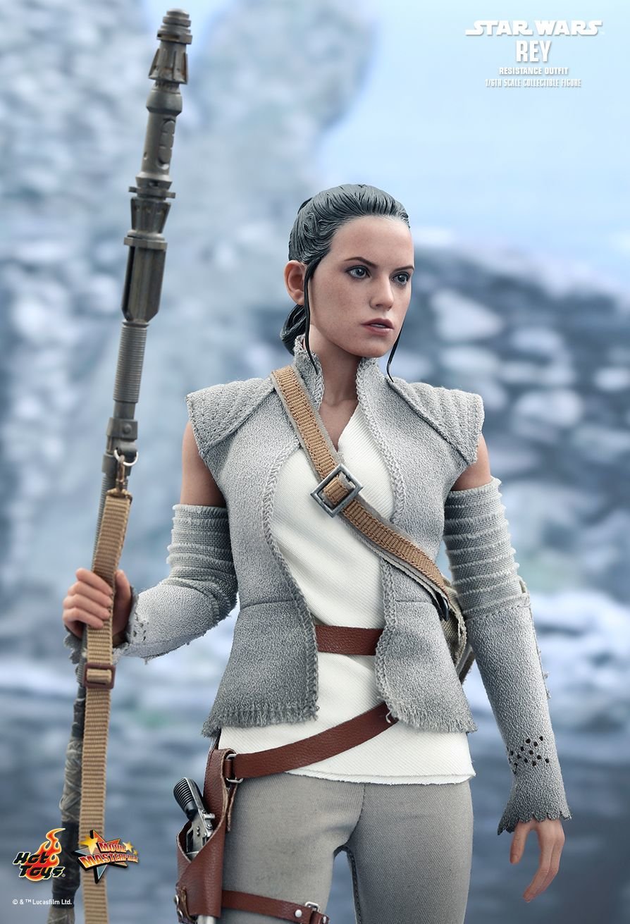 【新品未使用】ホットトイズ『スター・ウォーズ』レイ(レジスタンス版)1/6 ムービー・マスターピース】『スター・ウォーズ／フォースの覚醒』1