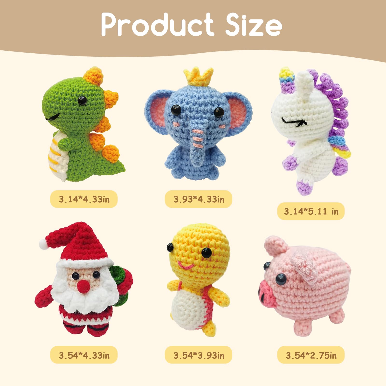 Flashbee Crochet Kit for Kids - Beginner Knitting Gift -6