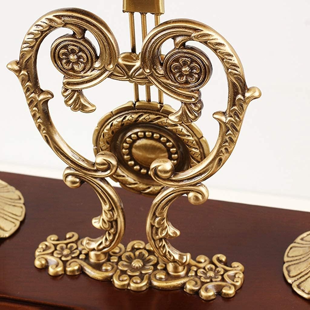 Mantel Clock, Silent Retro Mantel Clock,Retro Pendulum Clock Brass Desk Clocks Classic Table Clock Home Decoration Desk Clock