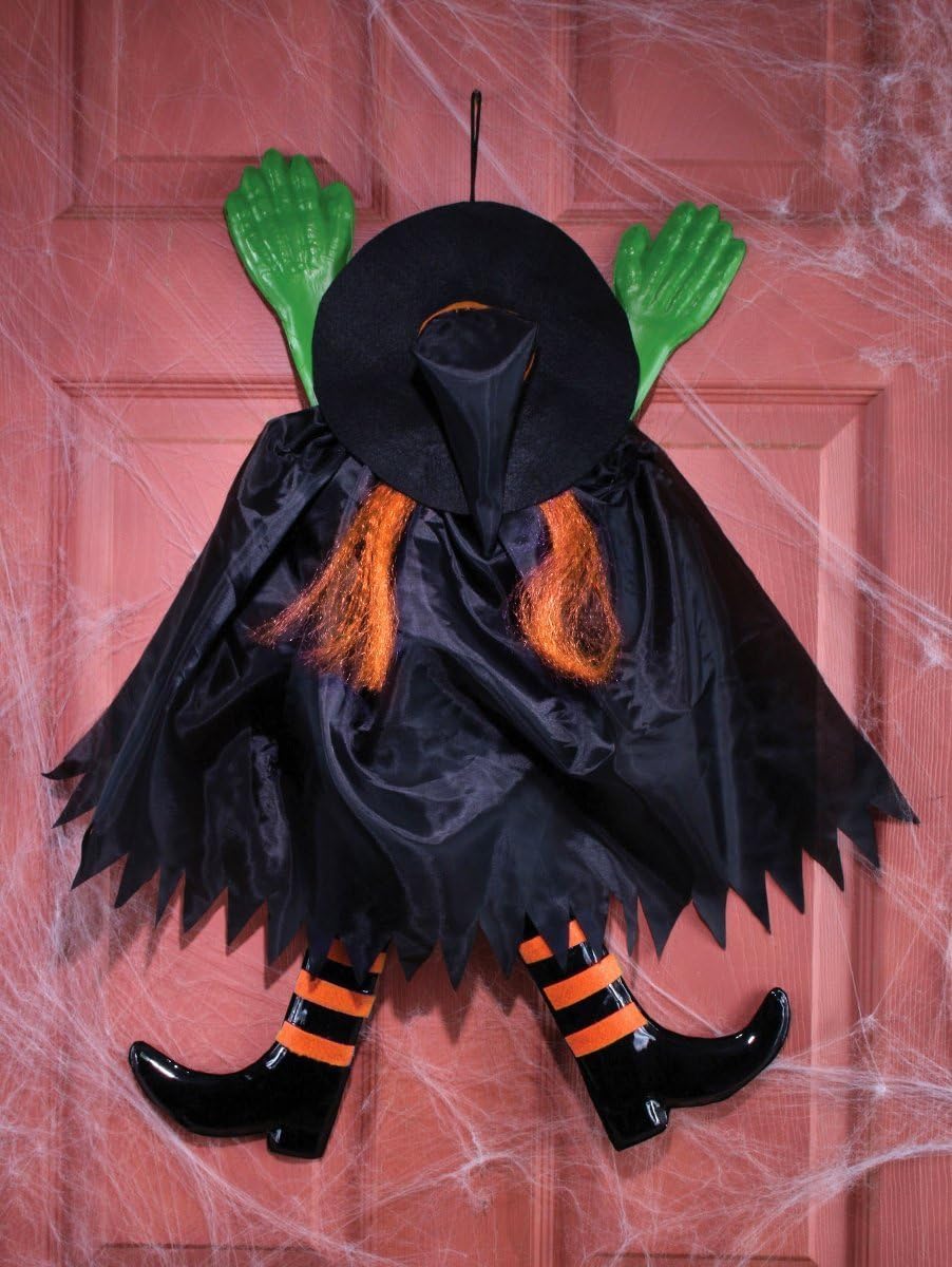 Fun World Unisex-Adult's Wrong Way Crashing Witch, Multi, Standard