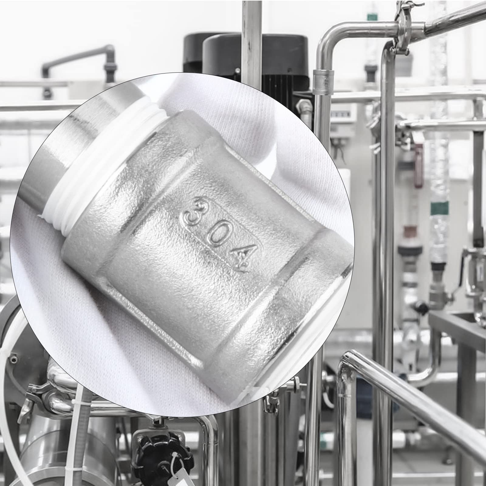 Snapklik.com : TAISHER 10PCS 304 Stainless Steel Cast Pipe Fitting