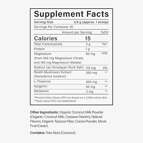 Miniatura 7 de Beam Dream Mint Chip  Ingredientes naturales  L-teanina  Magnesio  Polvo para dormir  Sin gluten, vegano, sin OMG, sin azúcar añadido, keto, sin