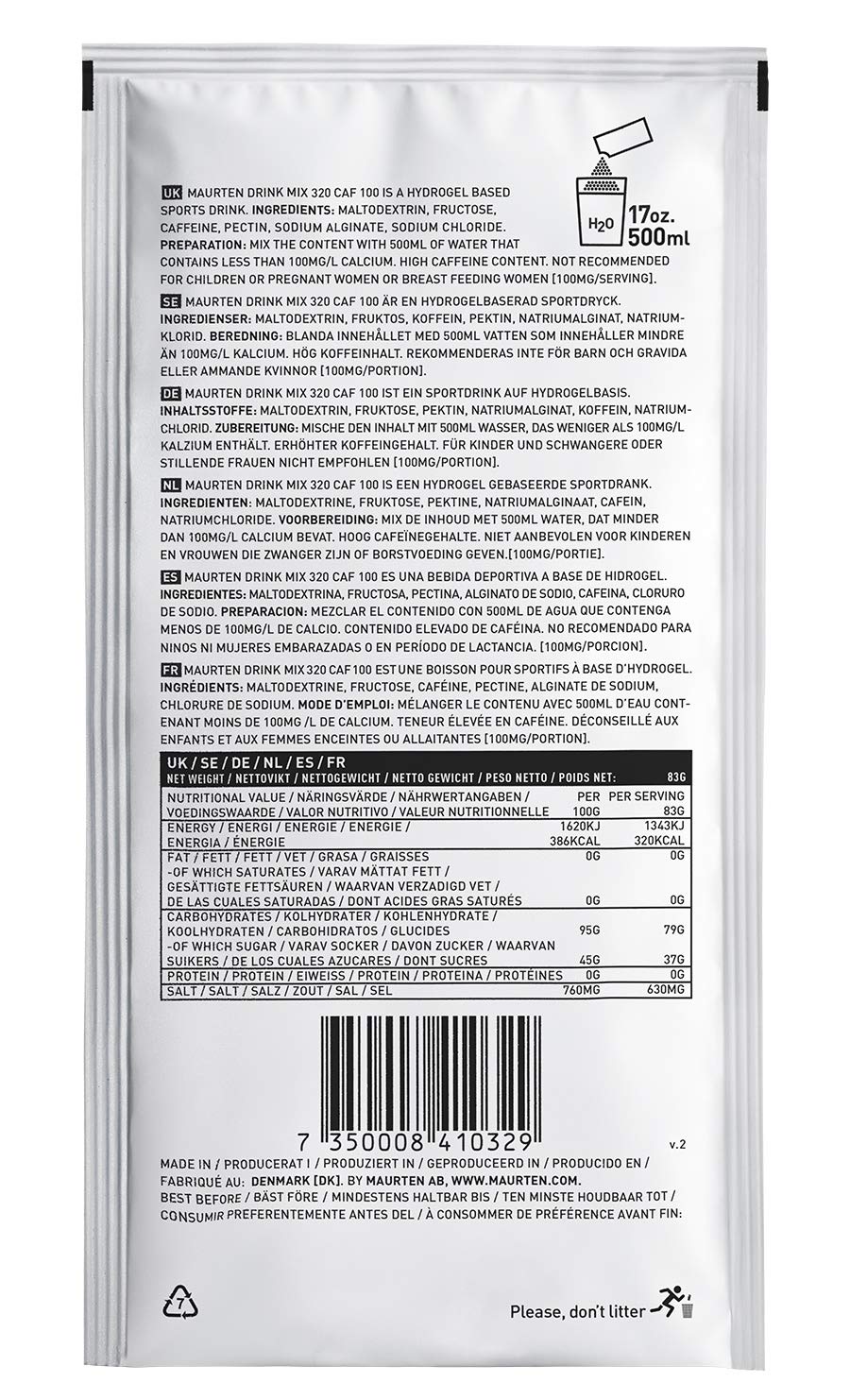 Maurten Drink Mix 320 CAF 100 - Boisson énergétique