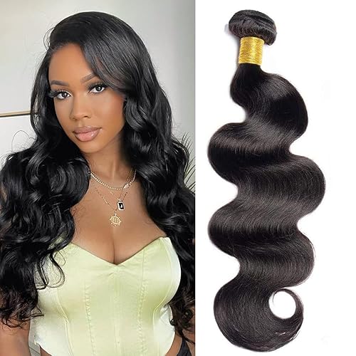 Miniatura 1 de Tasumla - Paquetes de cabello humano de 22 pulgadas, paquetes de cabello humano ondulado 12A, paquetes de cabello humano brasileño 100% sin