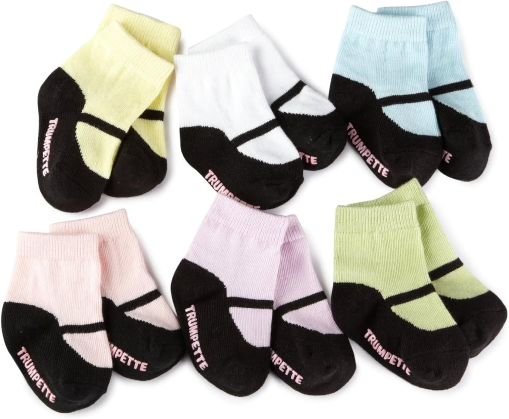 Baby Boy/Girl Sock Set for Infant-Toddler, 6-pack, Unisex, 0-24 Months