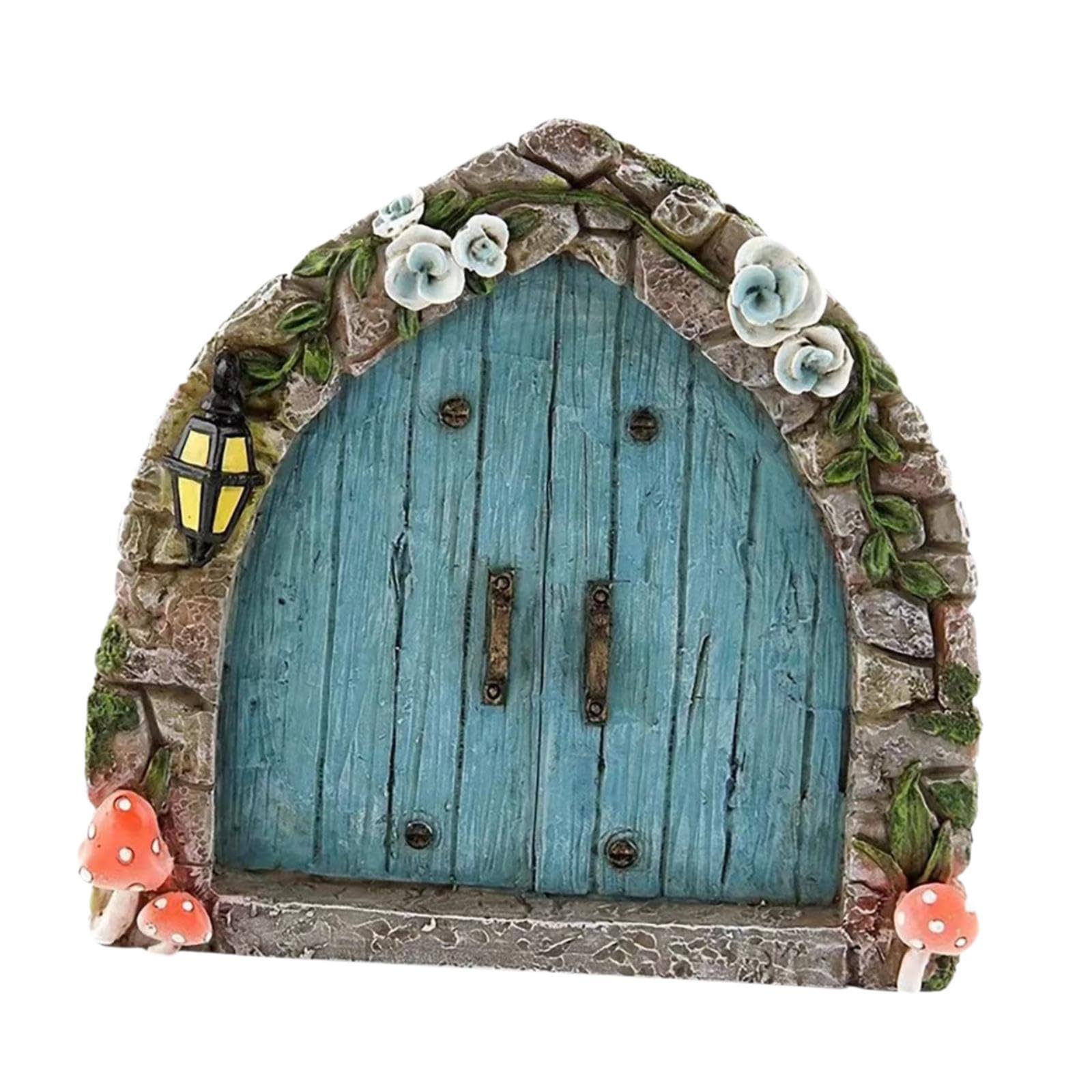 Mini Fairy Garden Door 2D Outdoor Decor for Courtyards Courtyard Restaurants|Home & Garden |Yard, Garden & Outdoor Living|Garden Décor|Statues & Lawn Ornaments-image-10