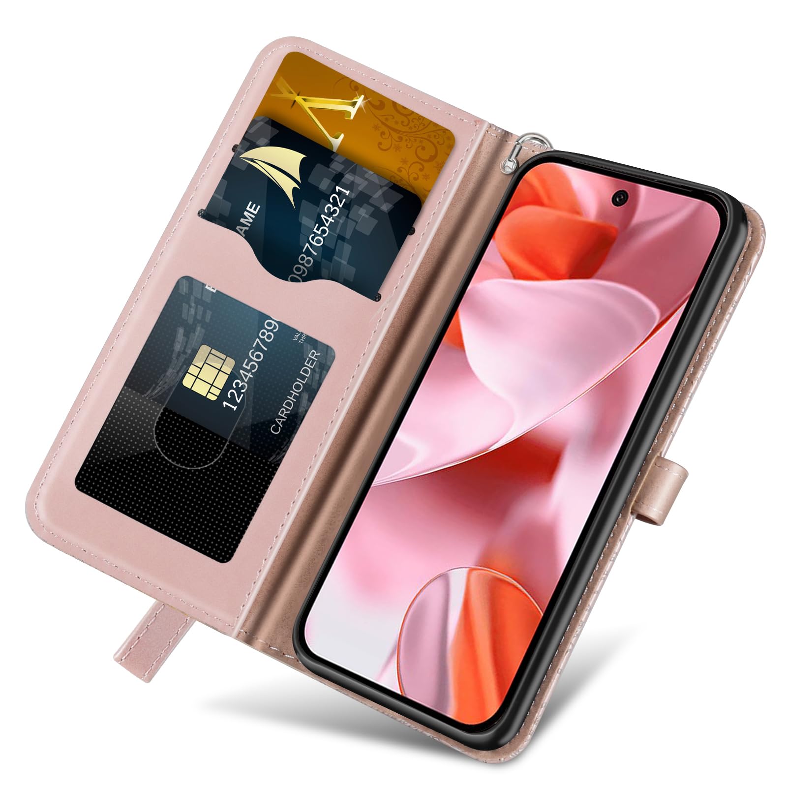 Per Google Pixel 9 9 Pro portafoglio a palla incrociata cutodia in