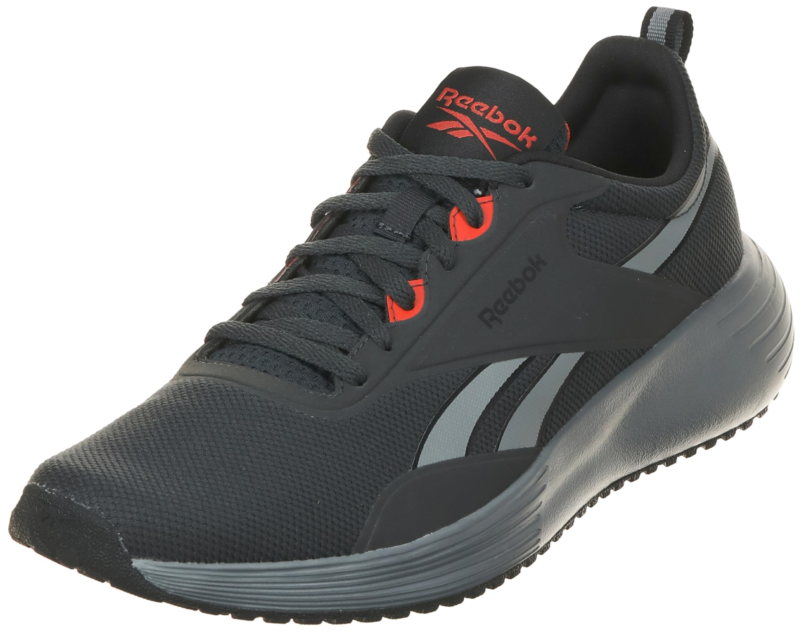Reebok Lite Plus 4 mens Sneaker 43 EU Grey/Grey/Pump Orange