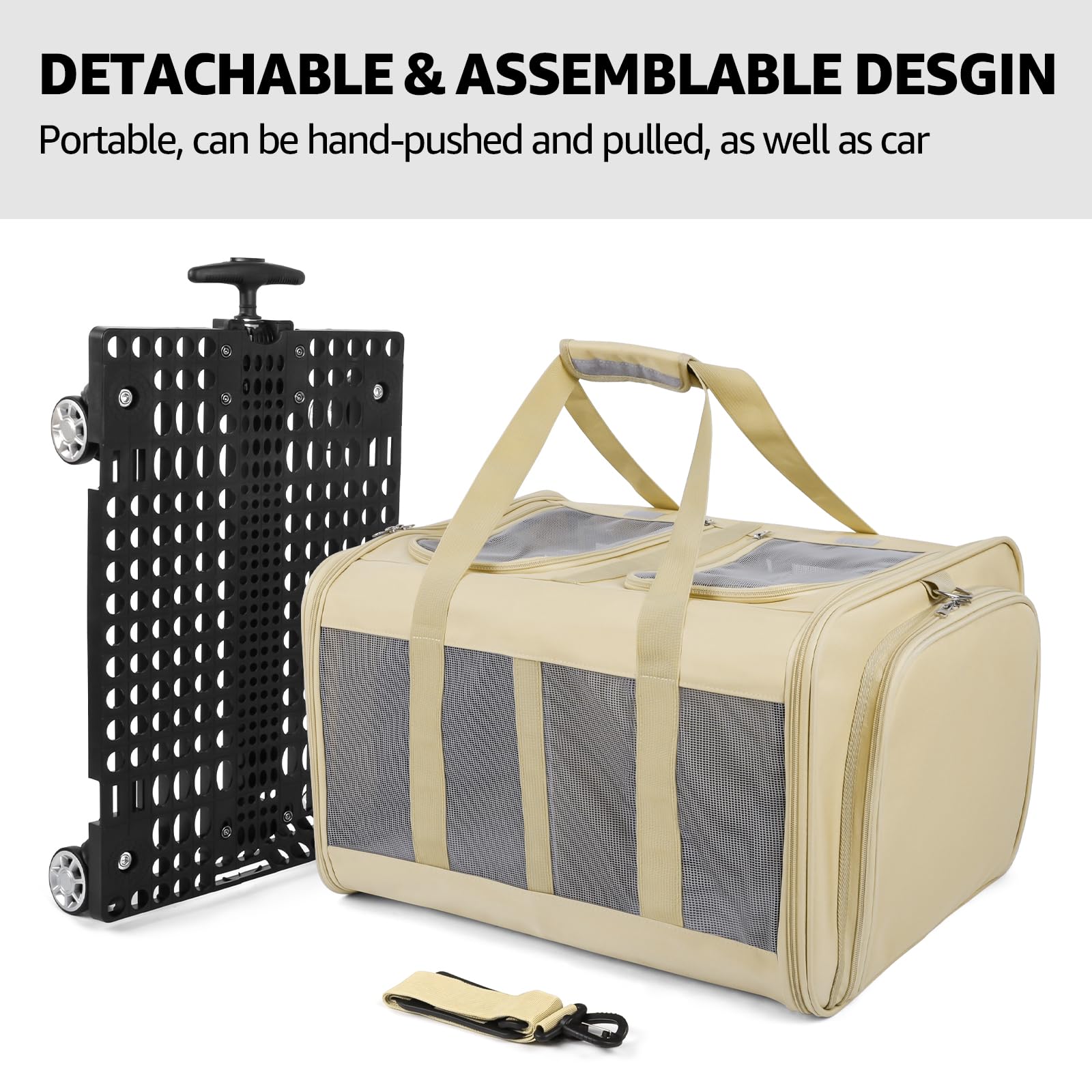 Trasportino Gatto Grande Xxl Trasportino Per Gatti Con Ruote