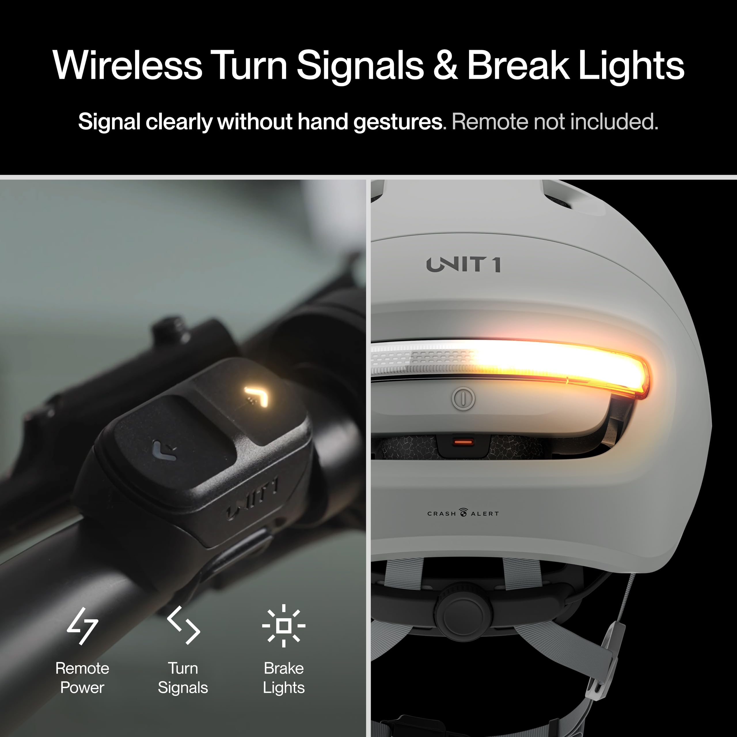 UNIT 1 Neon SE Casque Smart Vélo avec Clignotants & Feu Stop | Casque smart vélo avec éclairage intégré, prêt pour clignotants