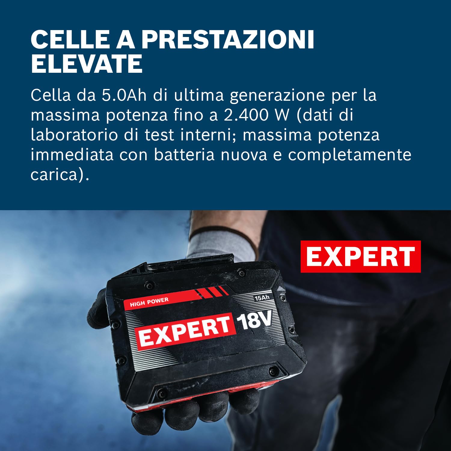 Bosch EXBA18V-150 - Batteria ad alta potenza da 18 V