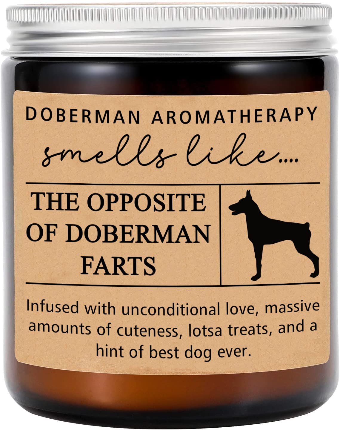 Doberman Gifts - Doberman Mom - Doberman Candle - Funny Doberman Gift - Doberman Decor - Unique Gift for Doberman Owner - Doberman Mother Day Gift