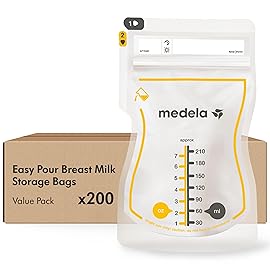 Medela Easy Pour Breastmilk Storage Bags 200 Count..