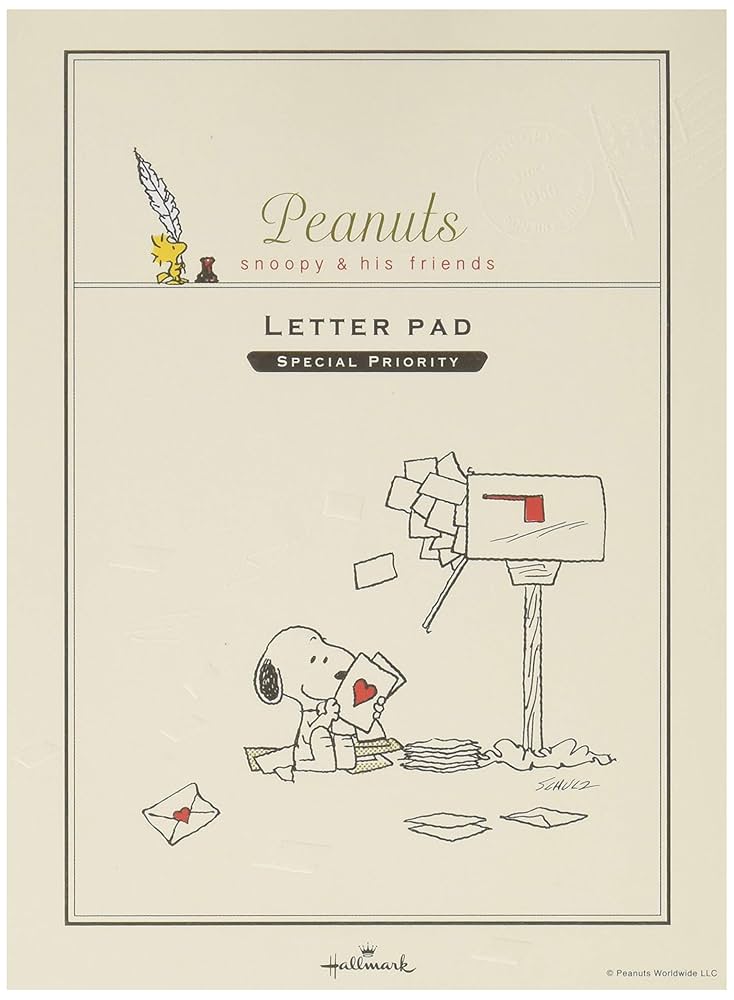 スヌさんレターandメモパッドセット スヌーピー | BSSonline
