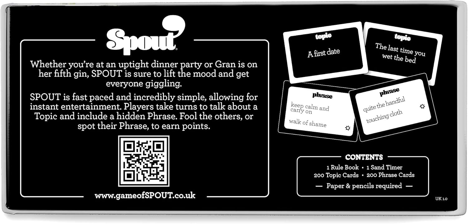 SPOUT AWFUL Edition The Hilarious Board Game for Adults Easy Party