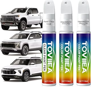 (G1W/WA140X)Iridescent Pearl Tricoat Touch Up Paint Compatible with Chevrolet,2-In-1 Car Scratch Remover Pen,Car Paint Scratch Repair Kit for Scratches,Chips & Nicks,3-PCS SET,Innovation Upgrade Version
