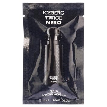 Iceberg Twice Nero for Men - 1.2 ml EDT Spray Vial Mini