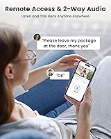 Vista 5 de ANRAN 2K Solar Security Camera Outdoor Wireless, WiFi Camera Battery-Powered with 360° PTZ for Home Security, 3MP Color Night Vision, PIR Motion