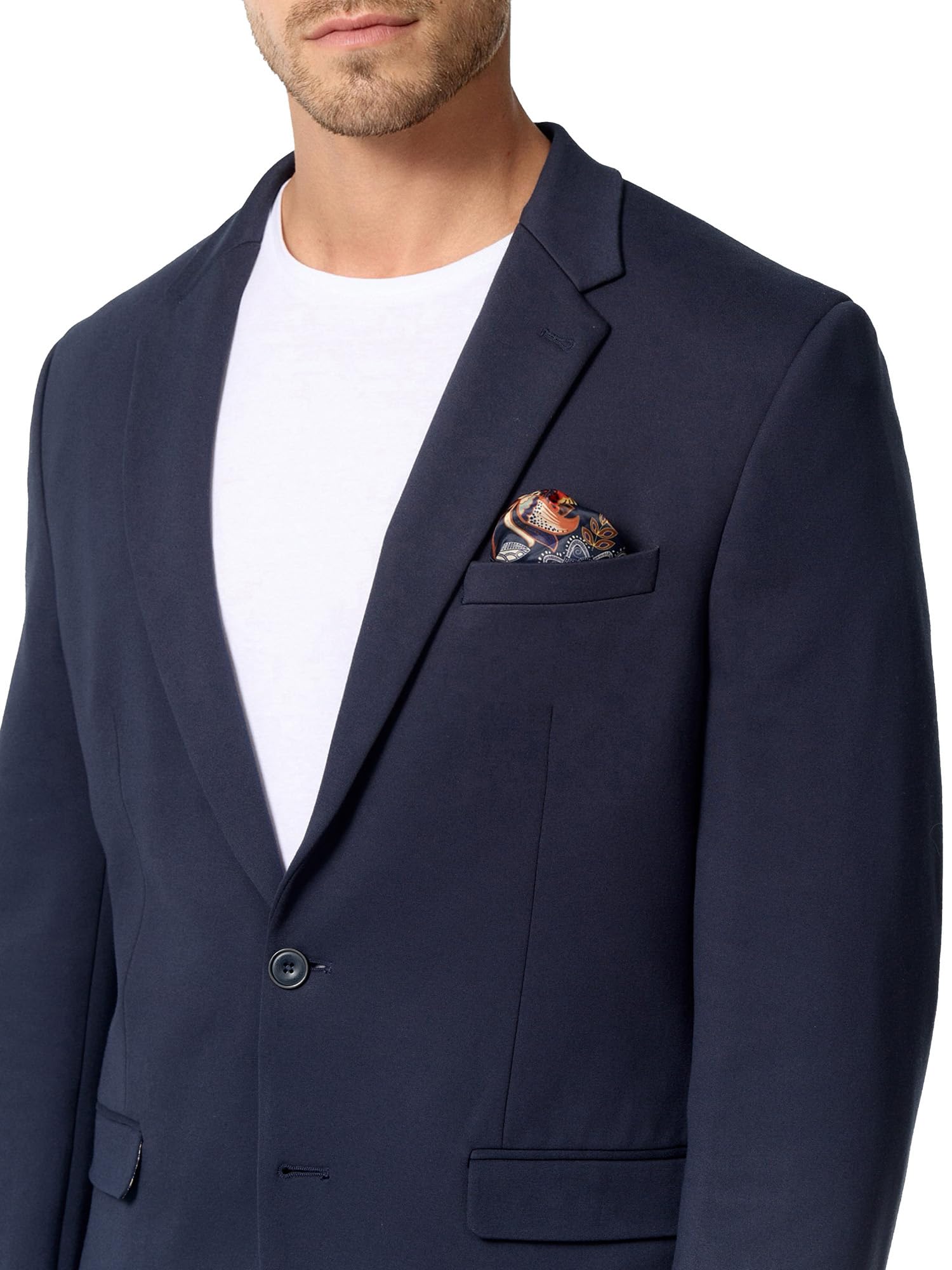 JEFF Herren JFEzra Sakko Jackett Klassische Moderne Anzugjacke mit Stretch