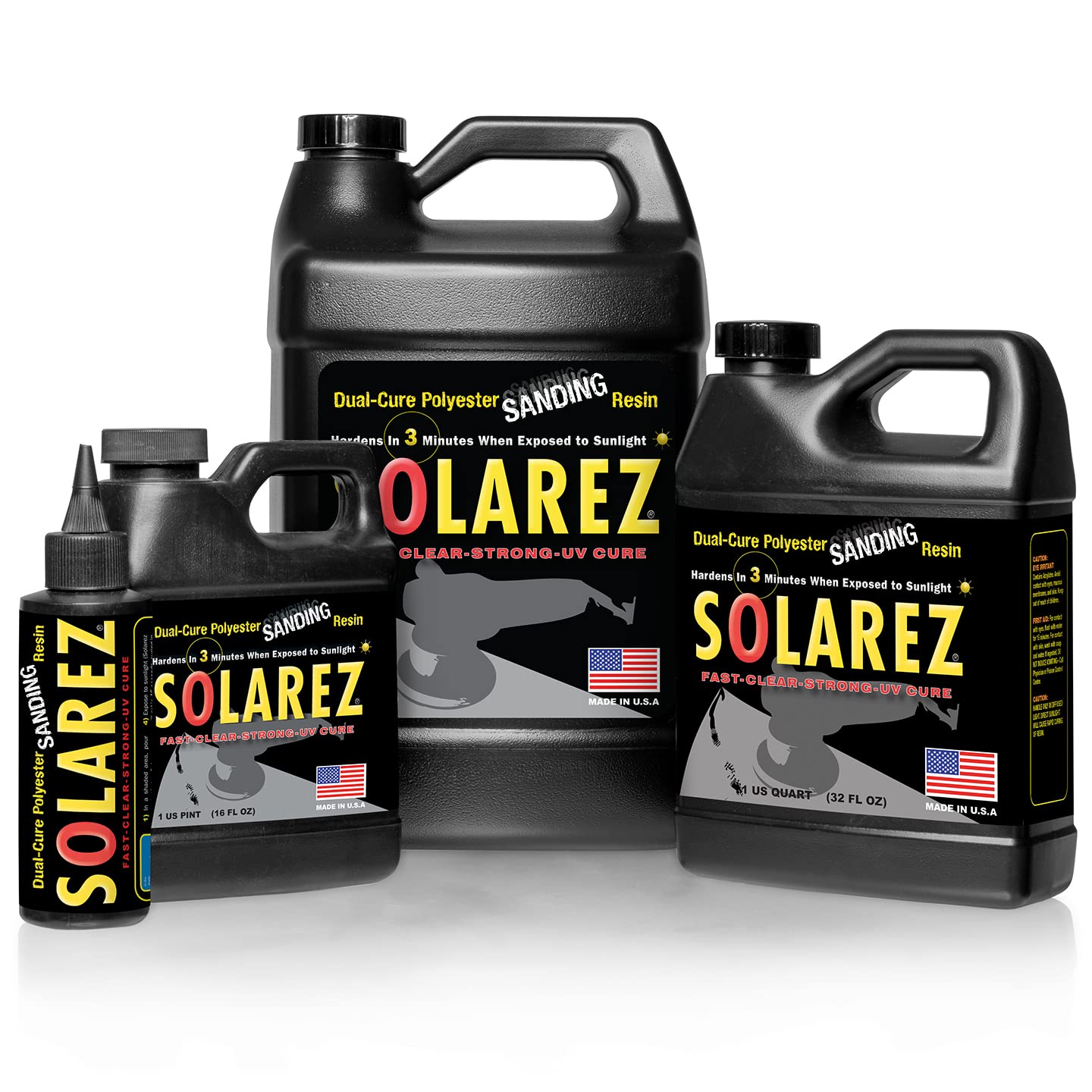Solarez Polyester UV Sanding Resin: Quart