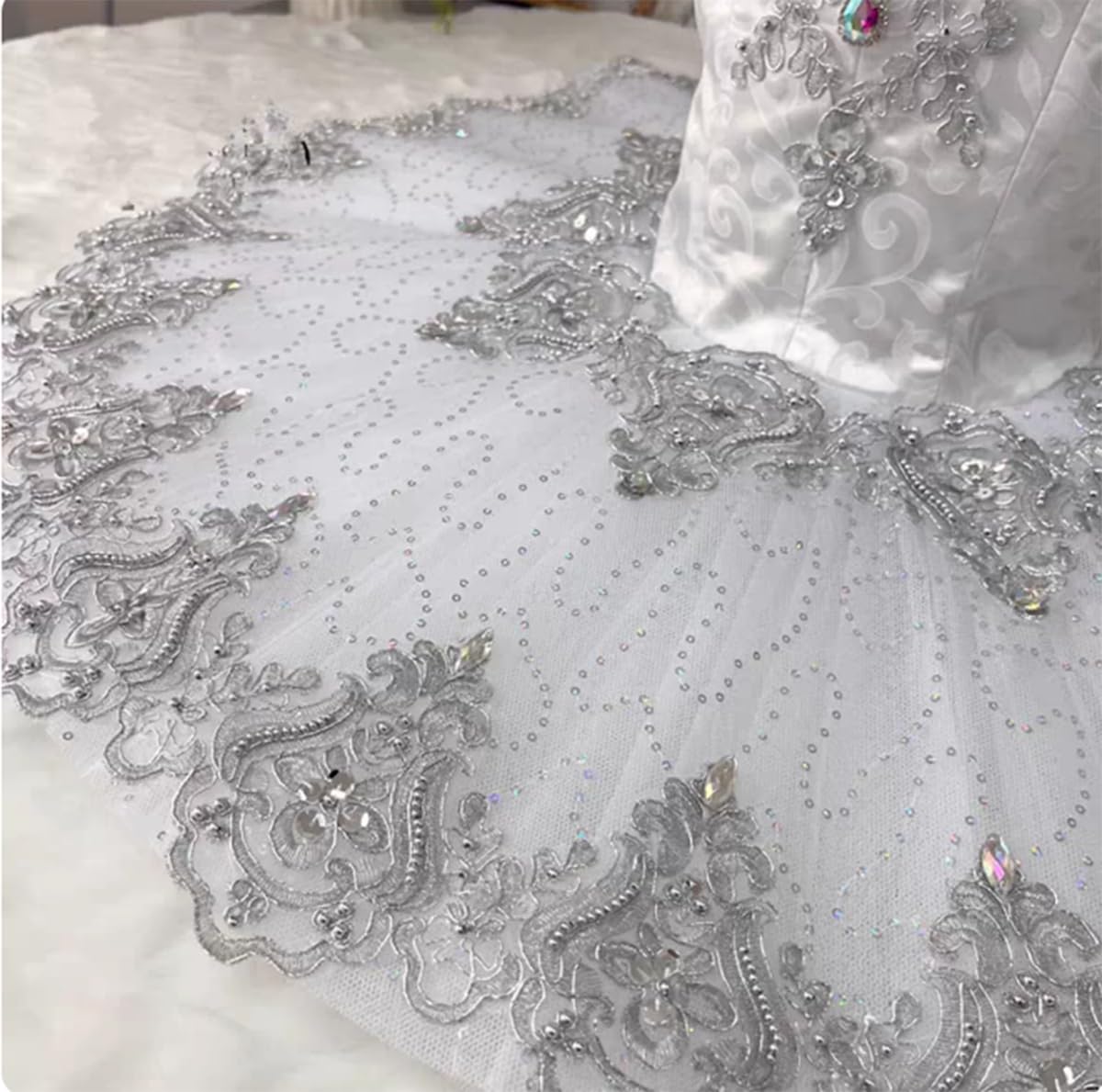 Mädchen Ballett-Tutu Kinder Schwanensee Pfannkuchen-Tutu Ballerina