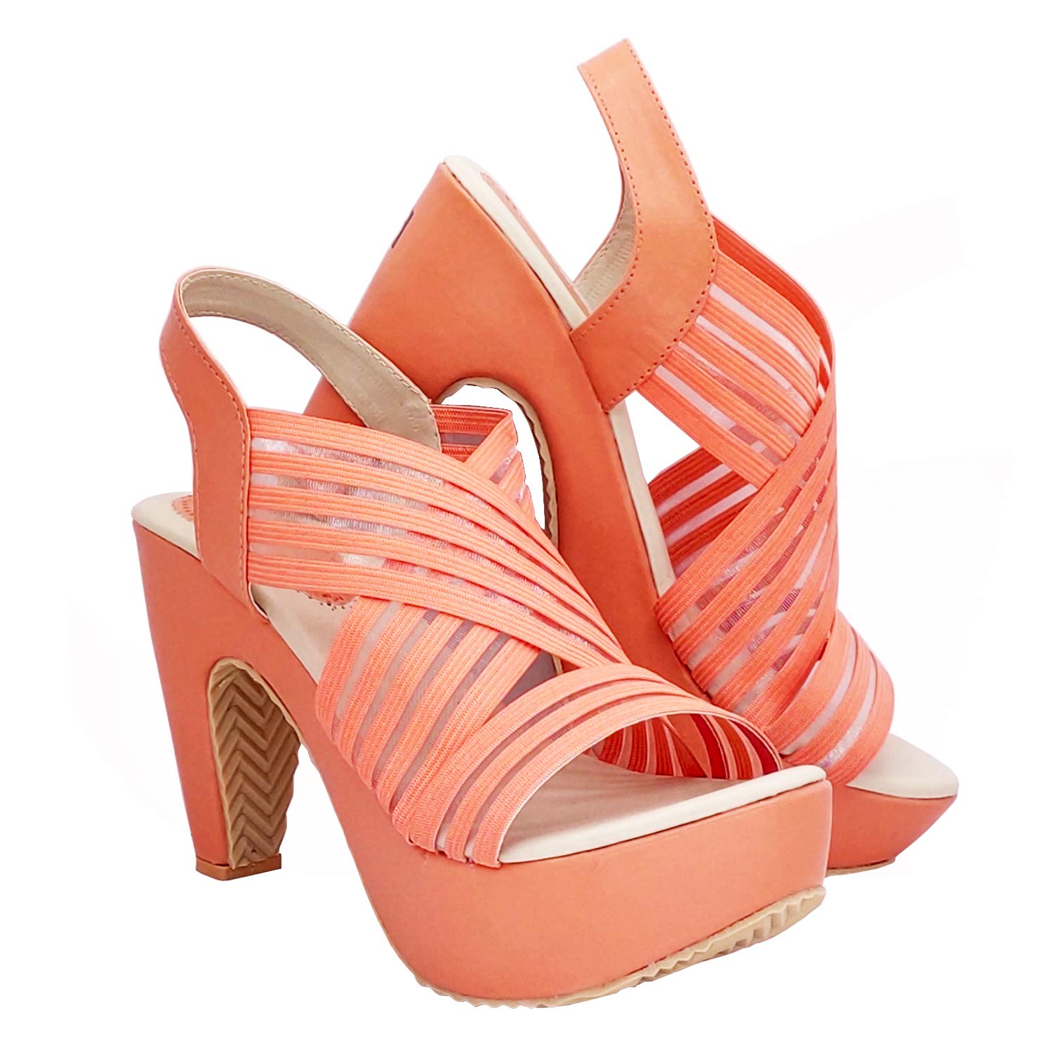 Digni Latest Stylish Heel Sandal for Womens (Peach, numeric_8) (B08G8WZ5KS) Amazon Price History, Amazon Price Tracker