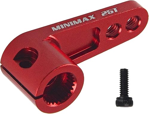 Miniatura 6 de ShareGoo - Brazo de dirección de metal 25T de 25 dientes, compatible con Futaba Savox Power HD Servos Motor Reemplazo para 18 110 RC Off-Road