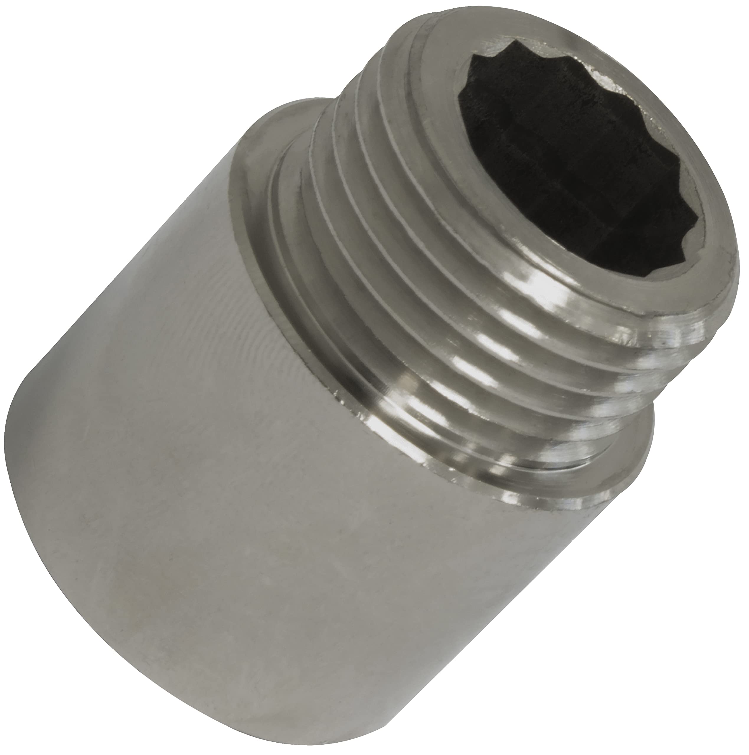 AERZETIX - Racor Prolongación de Unión Recto para Atornillar - Rosca Macho/Hembra 1/2" - Longitud 10mm - en Metal — view 14