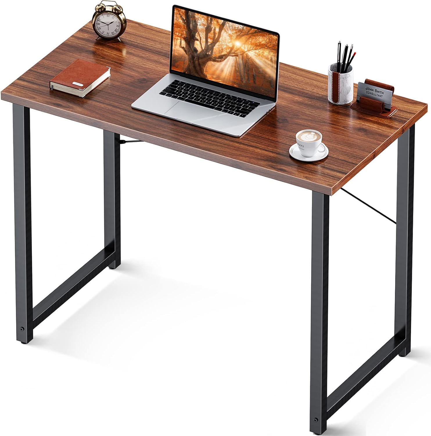 Amazon.com: Coleshome 31 Inch Computer Desk, Modern Simple Style Desk ...