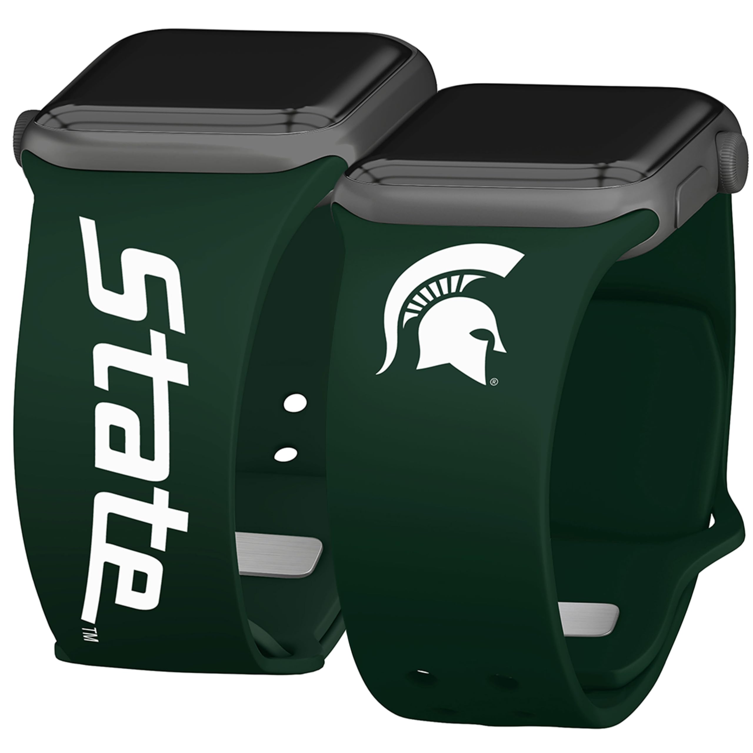 Michigan State Spartans Iconic Edition HD NCAA Watch Band Compatible with Apple Watch