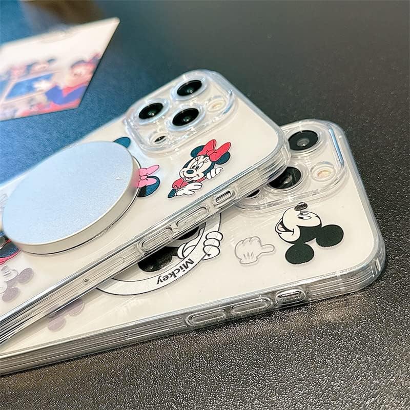 Miniatura 4 de Funda magnética para iPhone 13 Pro, linda funda Micky para mujeres y niñas, protección completa del lente de la cámara, compatible con carcasa