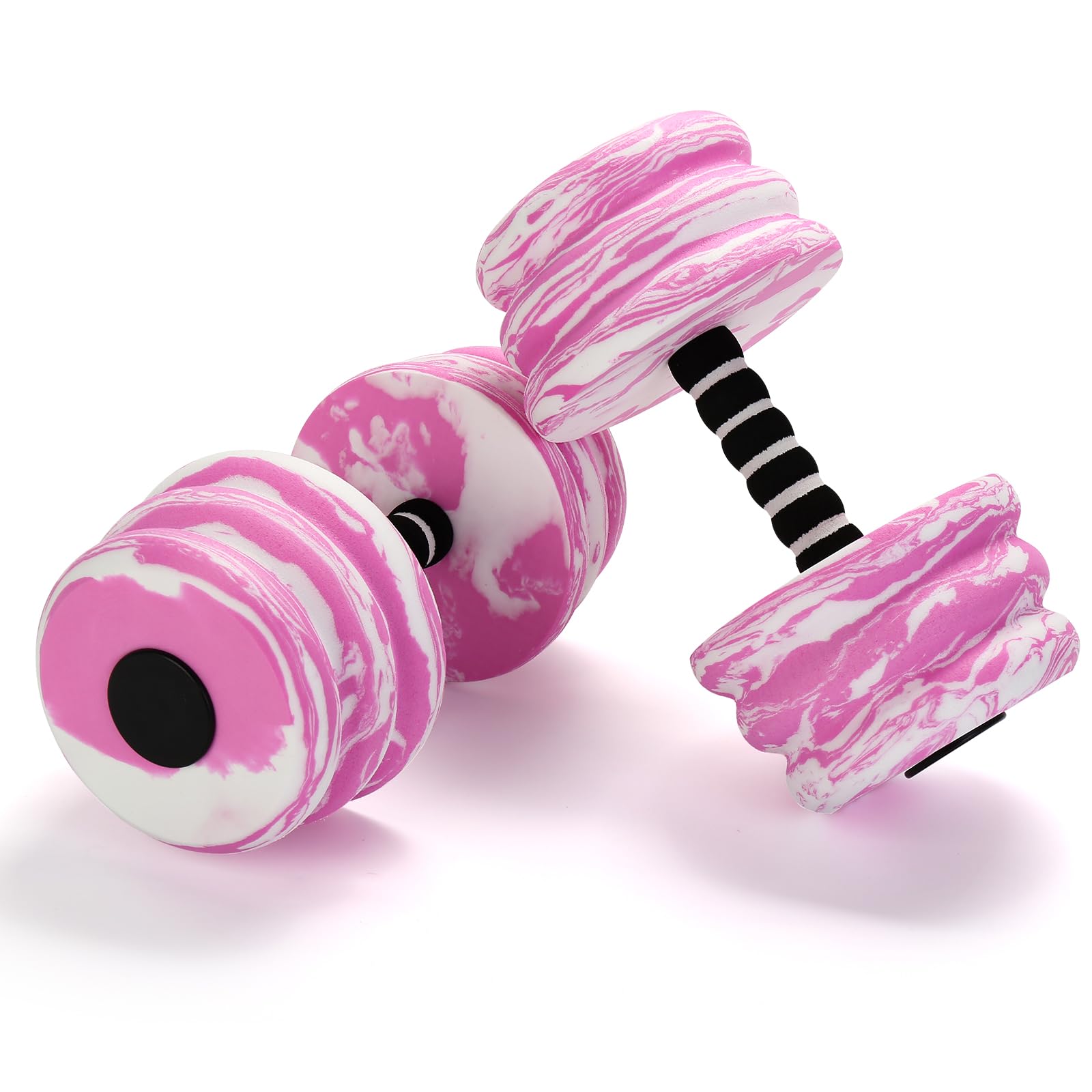 Aquatic Exercise Dumbbells Water Dumbbells 2PCS Foam Barbells for Men Women Water Workouts