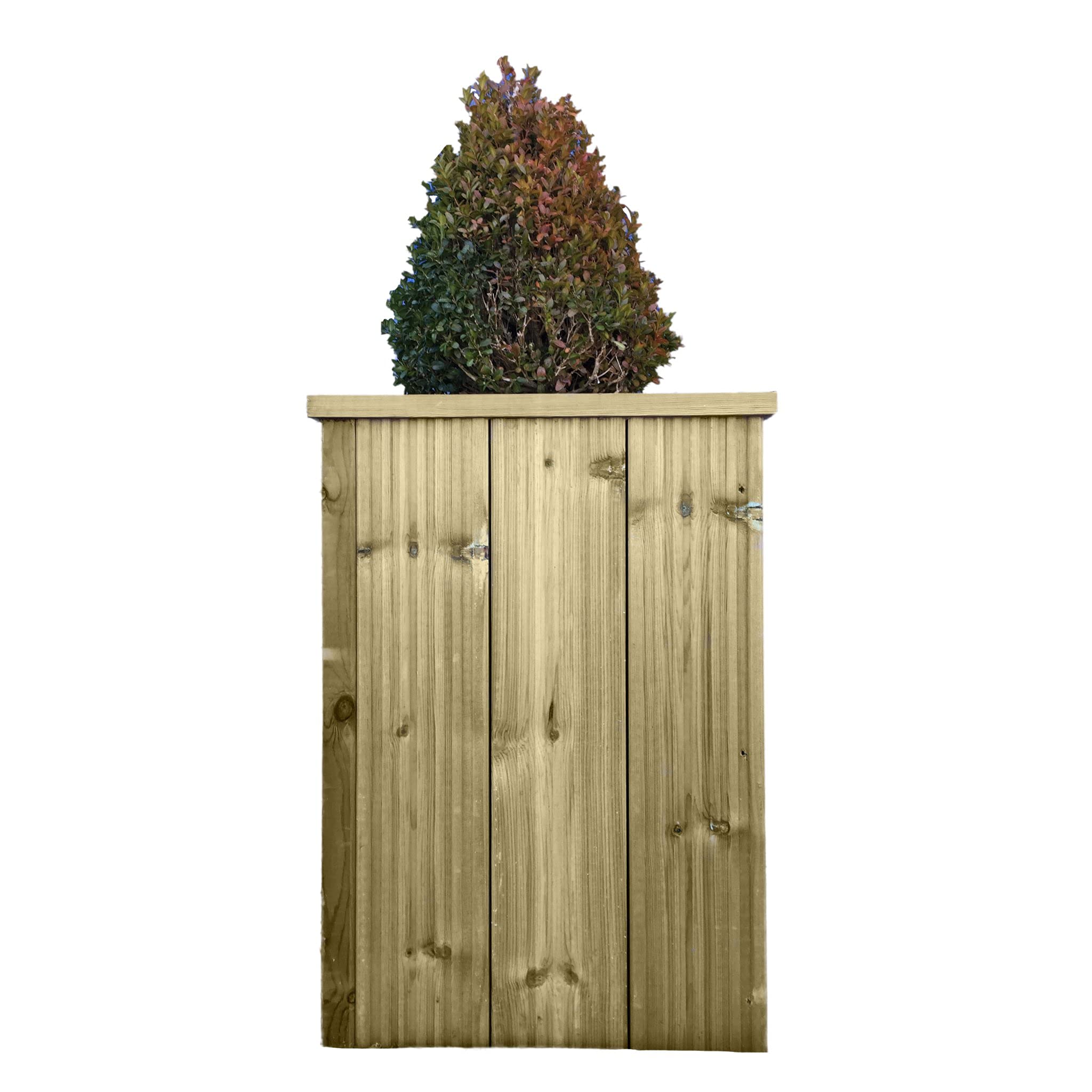 Ruby Tall Premium Vertical Timber Decking Planters - Various Sizes (0.4m H x 0.28m W)