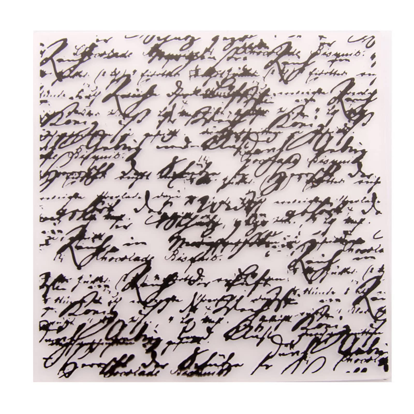 Rafgaldex Multicolor Embossing Folder Handwritten Words Background Embossing Template For Greeting Card Scrapbooking Embellishments Stamp Stencil Making Extraordinary Patterned Projects By Hand