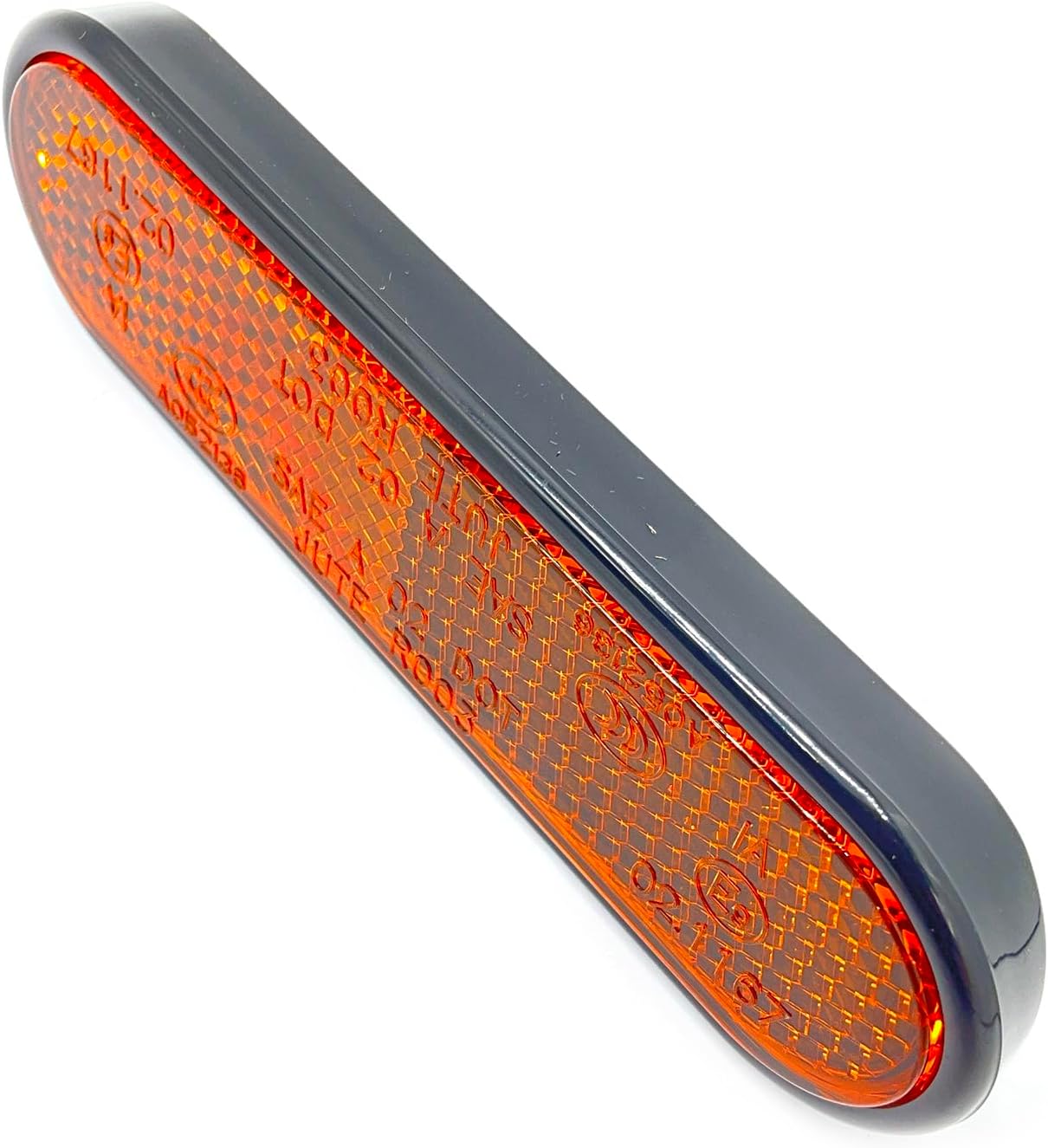 Polaris Indian Motorcycle Oval Amber Reflector, Genuine OEM Part 5454009