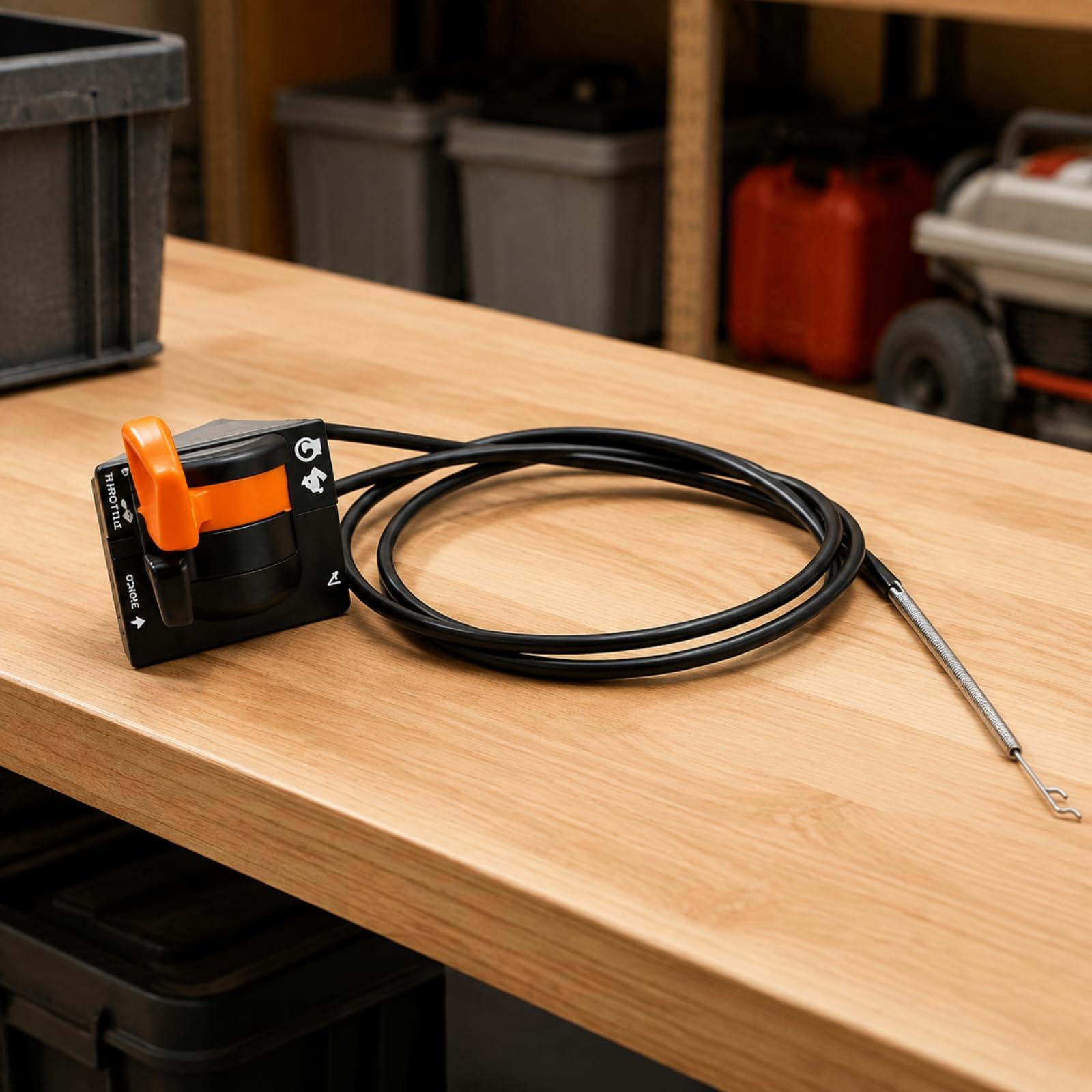 Baoblaze Estrangulador con Cable Flexible para Cortacésped Reemplazo Repuesto Universal Acuado para s Jardinería Serie X300 X500