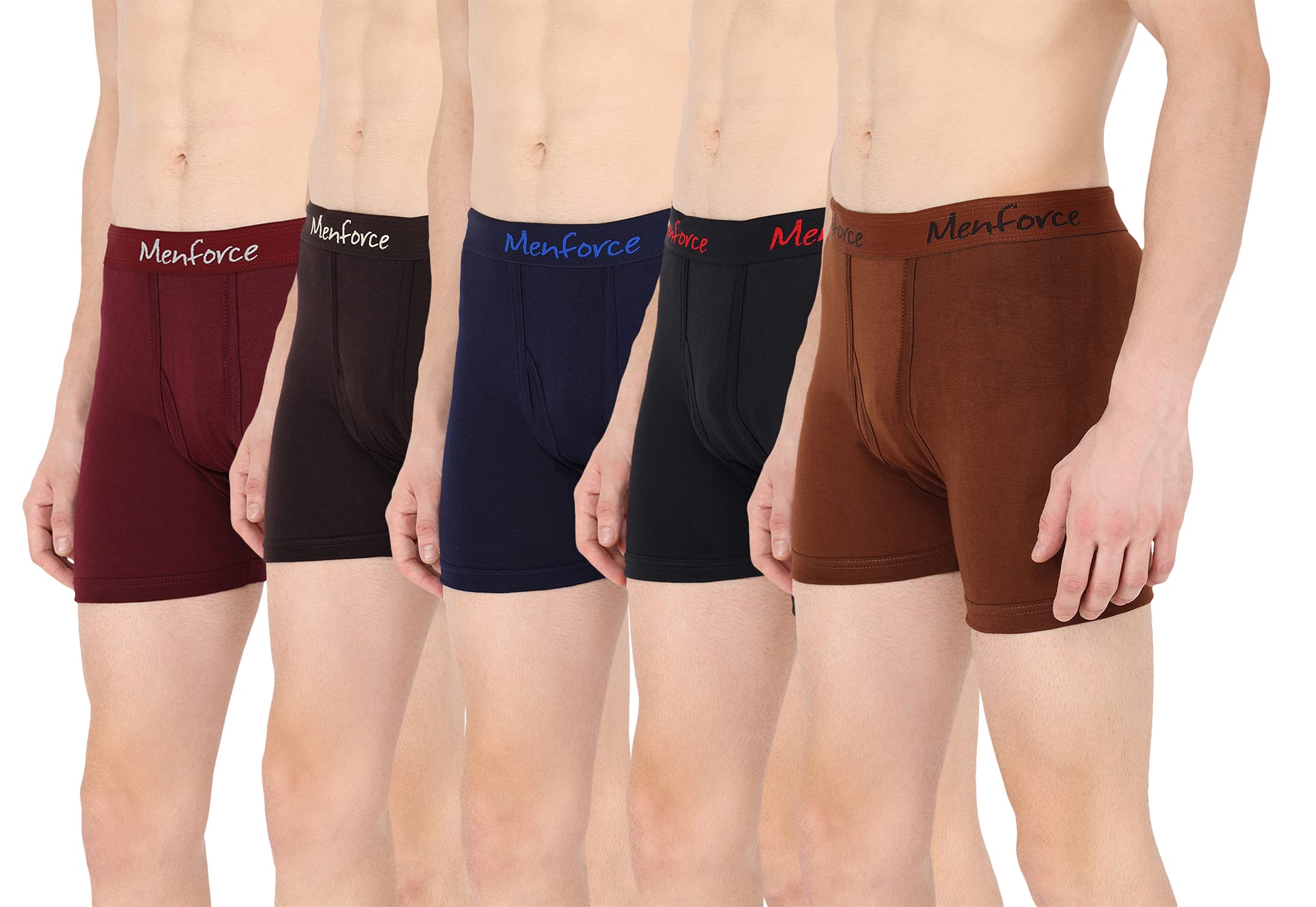 kansal Pure Cotton Trunks for Men (Pack of 5)-picture-46