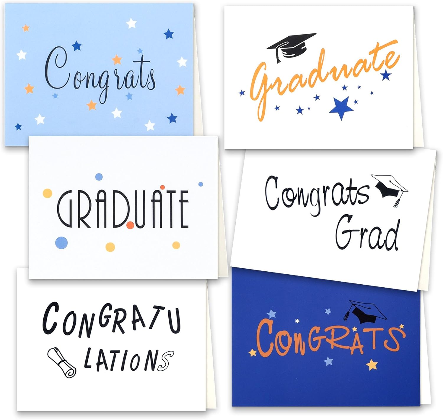 KUUQA 30 Pack Congratulations Graduation Greeting Cards