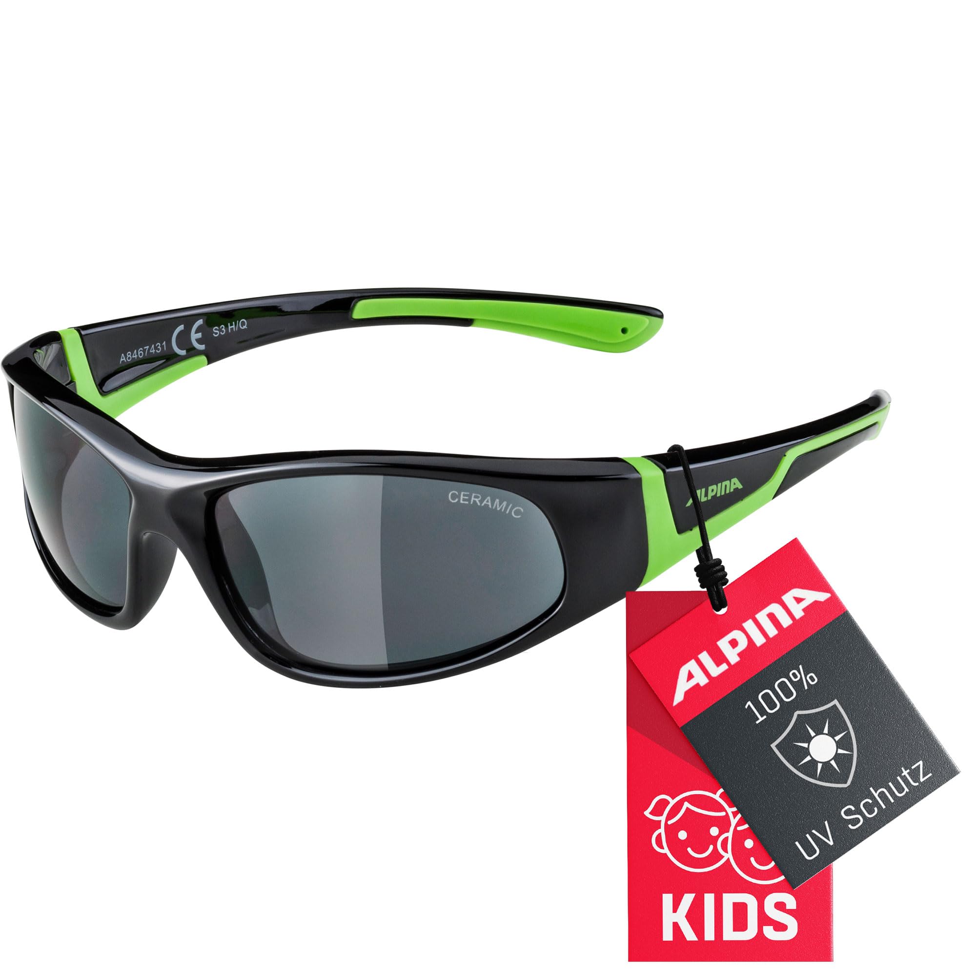 ALPINA FLEXXY JUNIOR - Verspiegelte und Bruchsichere Sonnenbrille Mit 100% UV-Schutz Für Kinder
