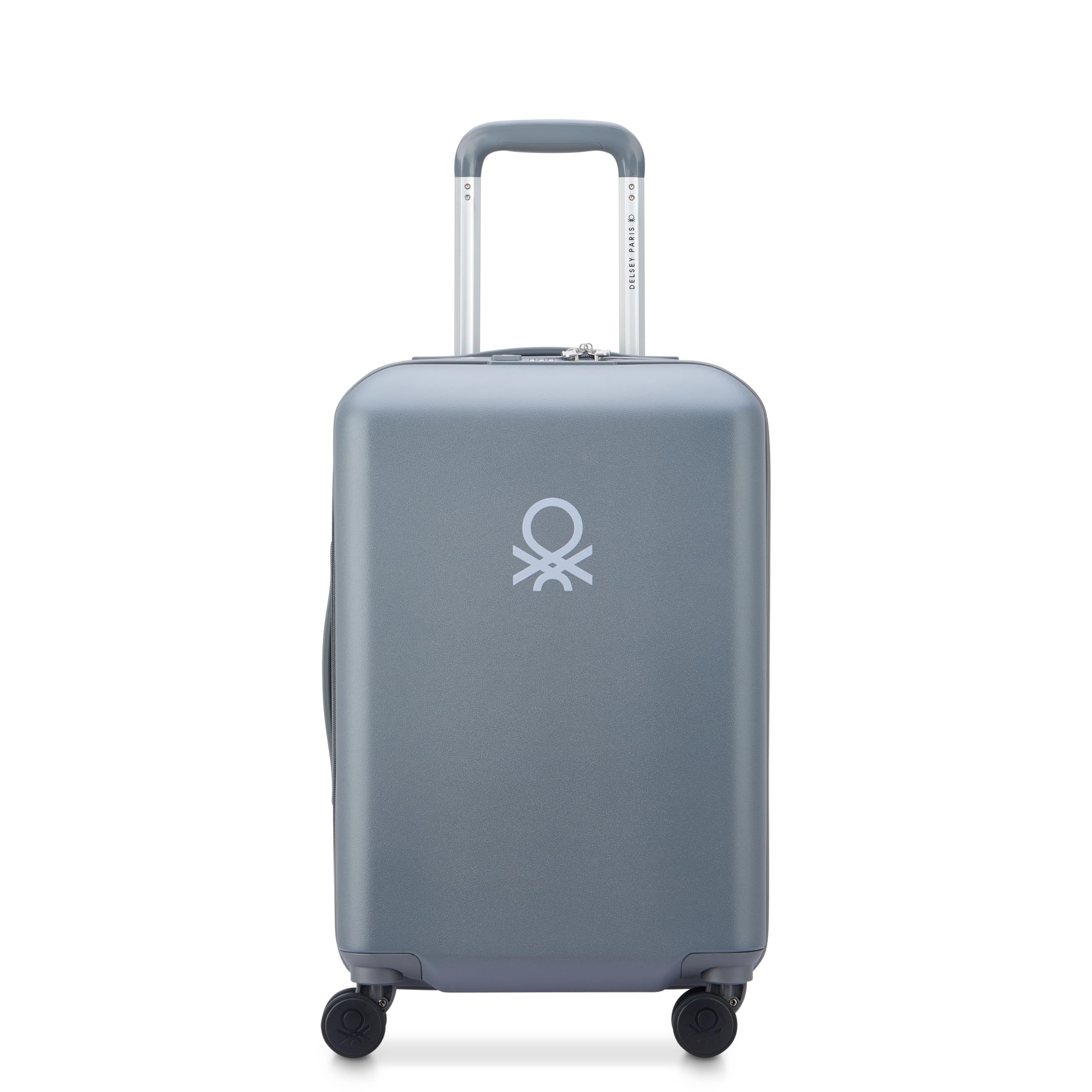 UCB Hardside Luggage with Spinner Wheels, Steel Grey, Carry-On 19 Inch