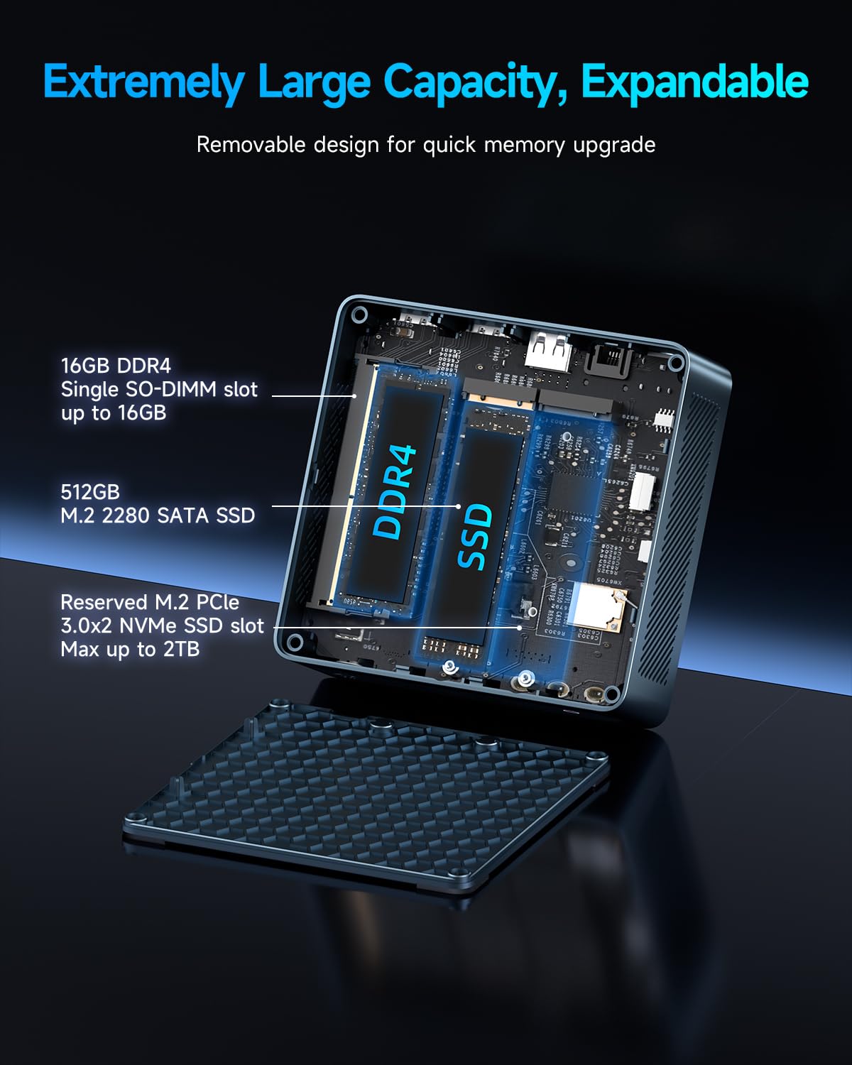 Amazon.com: Bmax Mini PC B4 Ultra, Intel N150 (hasta 3.6 GHz) 12