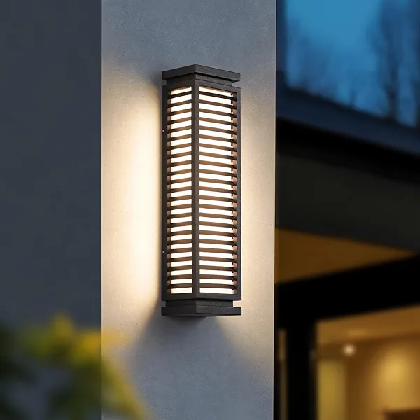 MVBT Outdoor Wall Lights, 23.6" Large Exterior Lighting Fixtures Waterproof, Modern Wall Mount Lamp Hard Wired 3000K LED Front Porch Lantern Garage Sconce for House Outside Patio Garden Fence Backyard