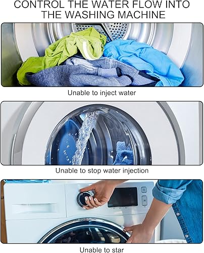 Miniatura 5 de Válvula de entrada de agua para lavadora reemplaza W11316255 W11036928 W11036934 33490439 AP6835736 apto para lavadora Whirlpool Maytag Amana