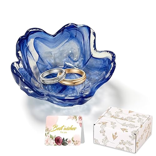 Gifts for Women Flower Jewelry Dish Ring Holder Dish Jewelry
