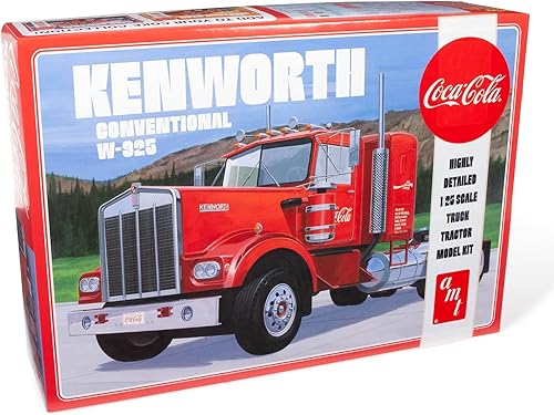 AMT Kenworth 925 Tractor Coca-Cola 1:25 Kit de modelo a escala 1:25