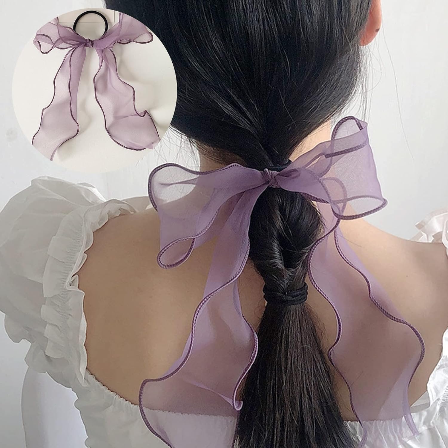 確認用300円ミッキーモフモフヘアゴムリボン