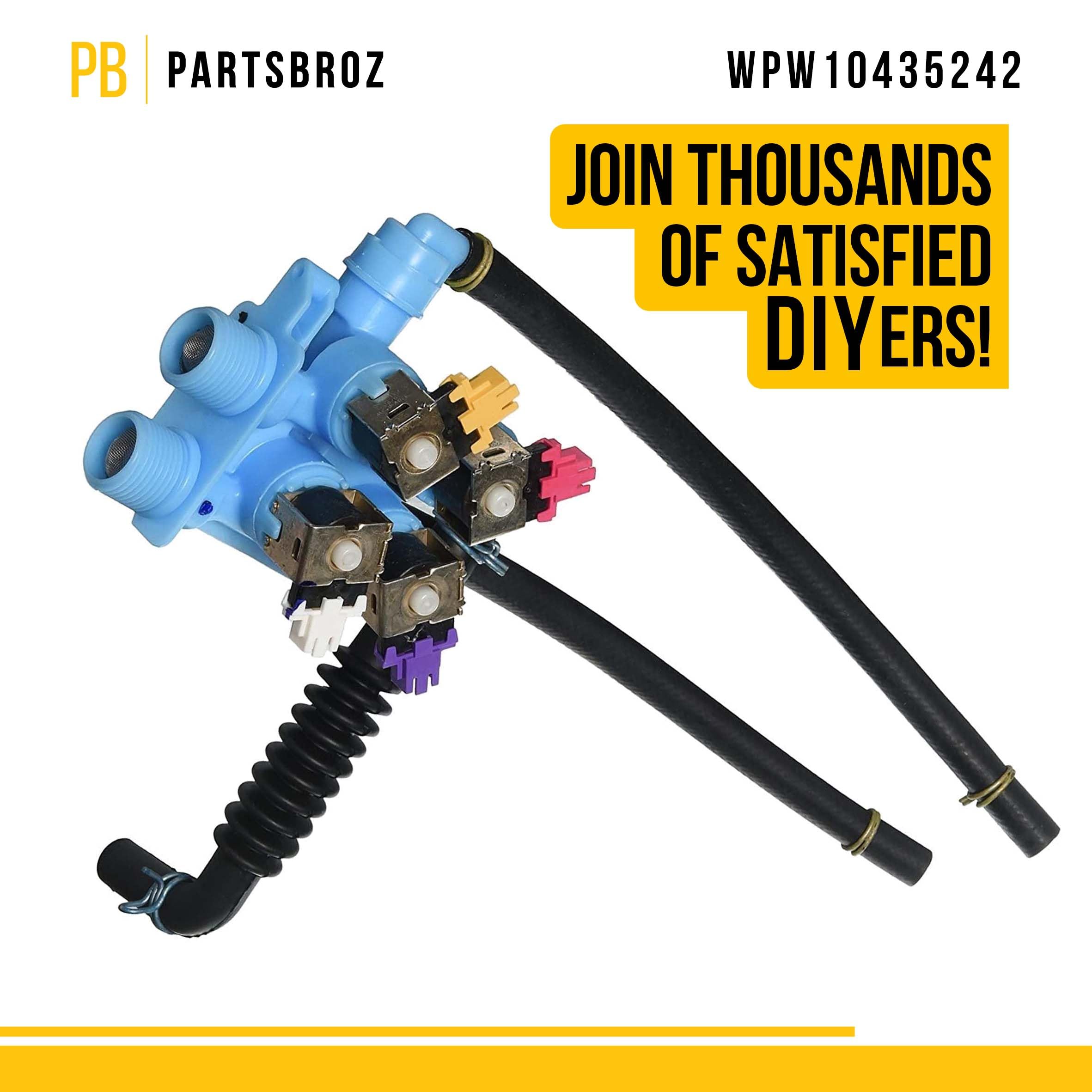【WTM集め】 Amazon.com: PartsBroz WPW10435242 Water Inlet Valve Assembly