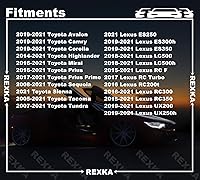 Vista 3 de Rexka 30 piezas de tornillo de revestimiento de guardabarros compatibles con Toyota Lexus 90189-06236 Highlander Prius Tundra LC500 RC200t RC300