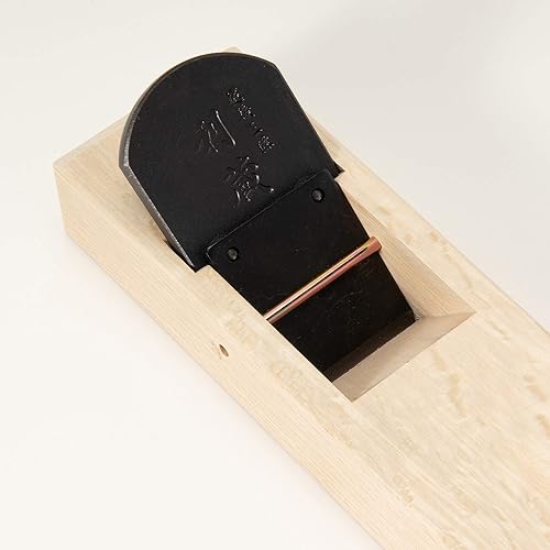 Miniatura 3 de KAKURI KANNA - Plano de mano japonés de 1.969 in para carpintería [sistema de cuchillas reemplazables], herramienta de avión de bloque para biselado